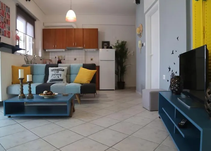 Lux δυάρι με Parking στο κέντρο Volos